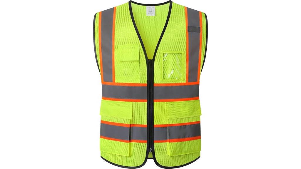 reflective vest with pockets