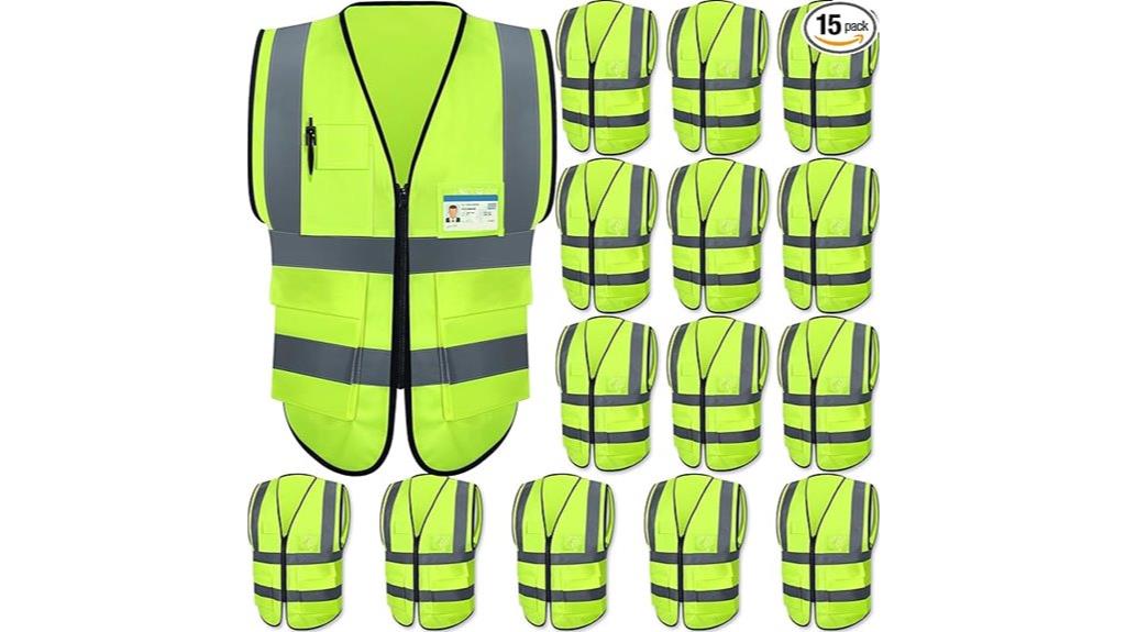 reflective vests with pockets