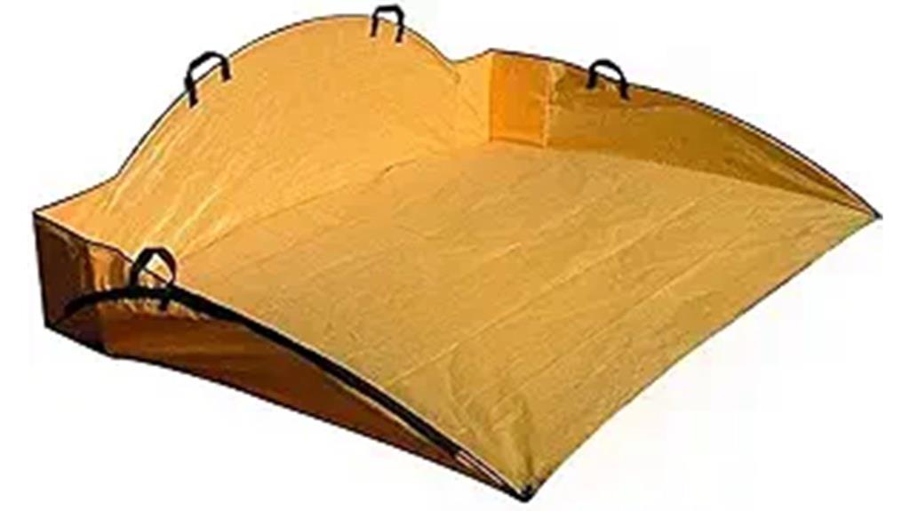 reusable lawn cleanup tarp
