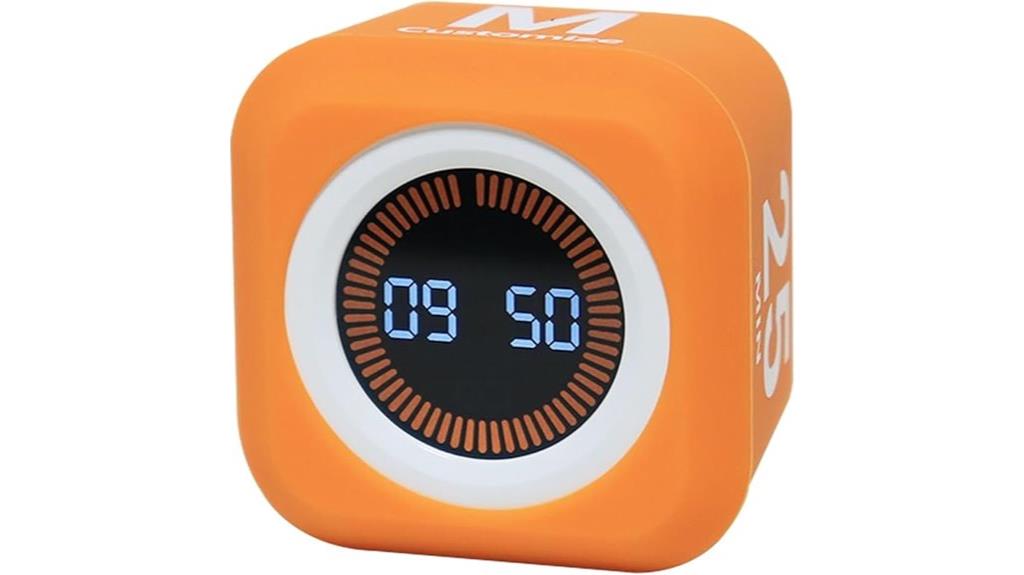 rotating cube timer cover