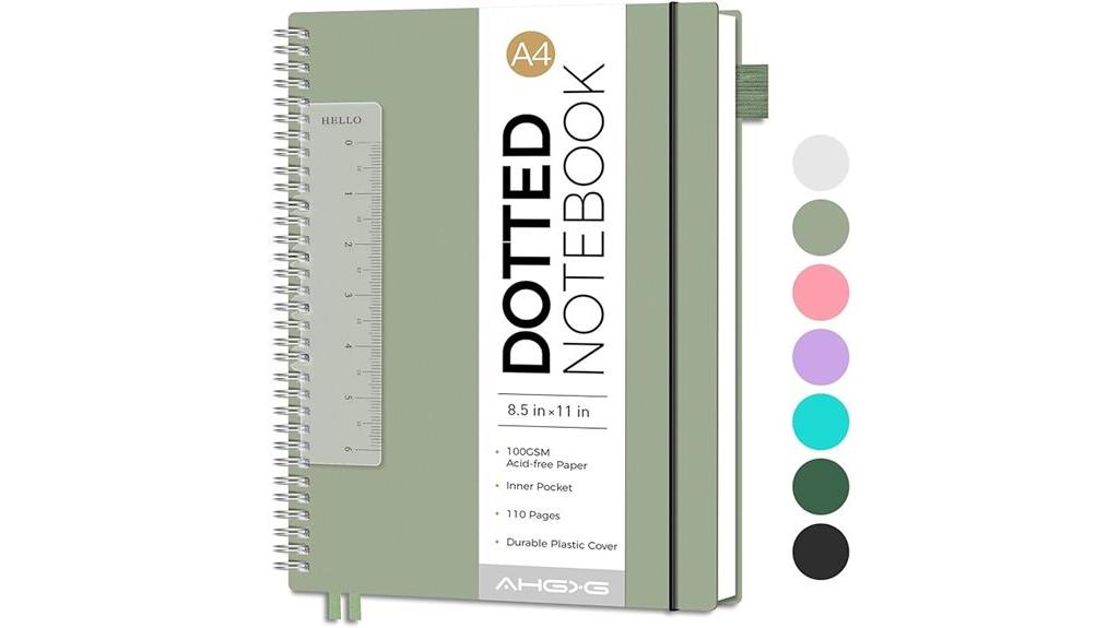 sage green bullet journal