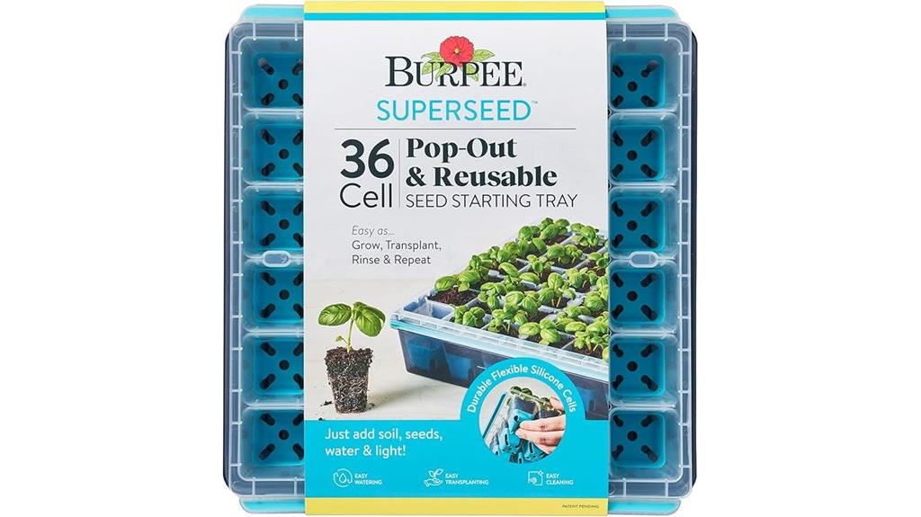seed starting tray with super seeds