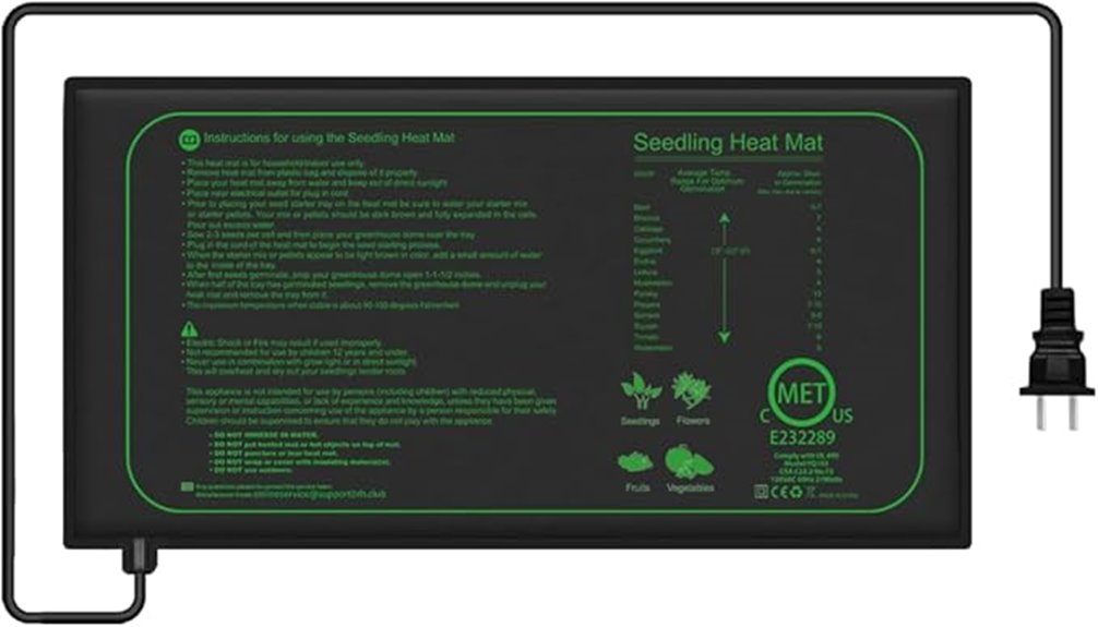seedling heat mat pack