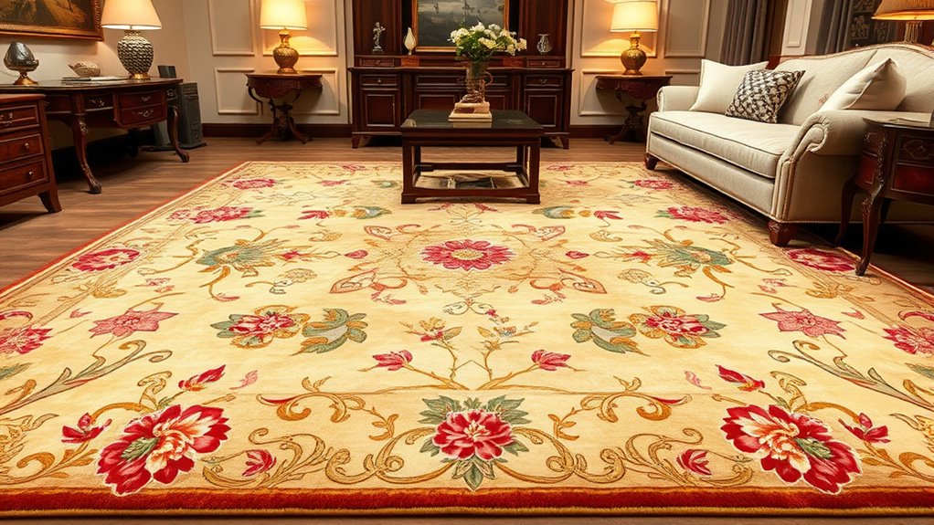 selecting authentic silk carpets