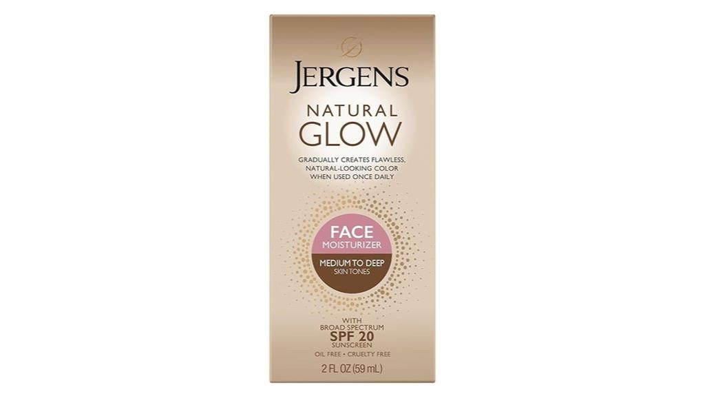 self tanner face moisturizer