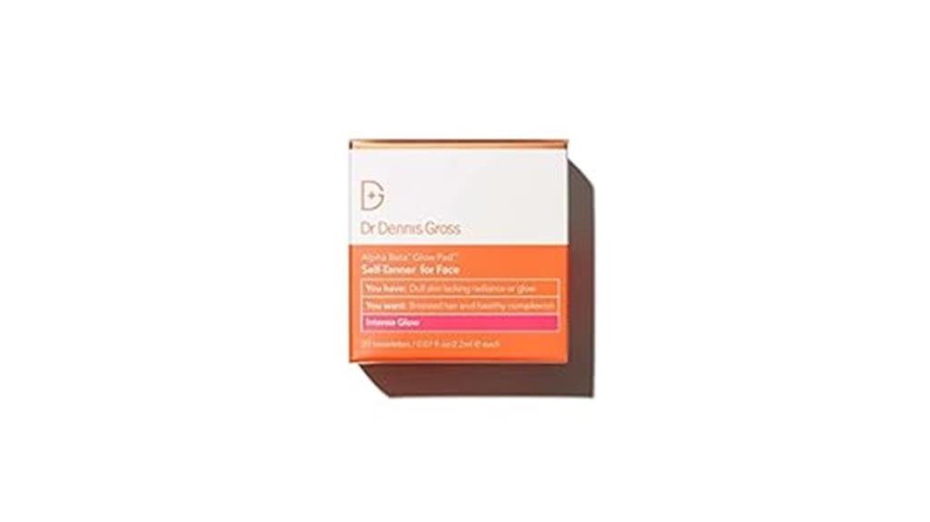self tanner towelettes pack