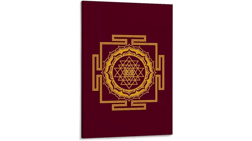 shri yantra wall art