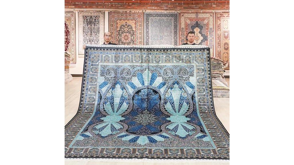 silk handwoven luxury rug