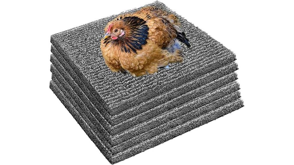 six washable chicken pads