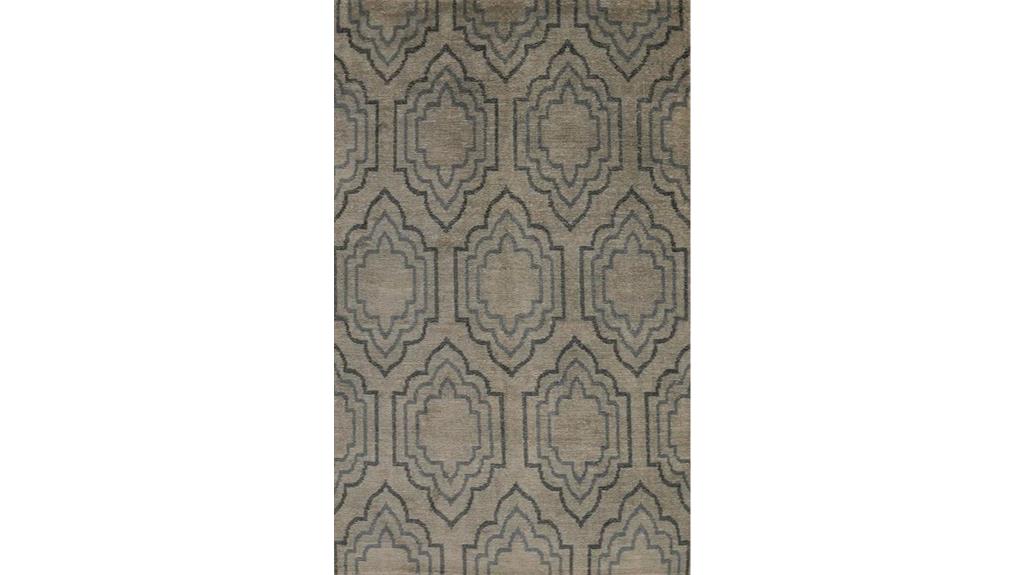 small viscose silk rug