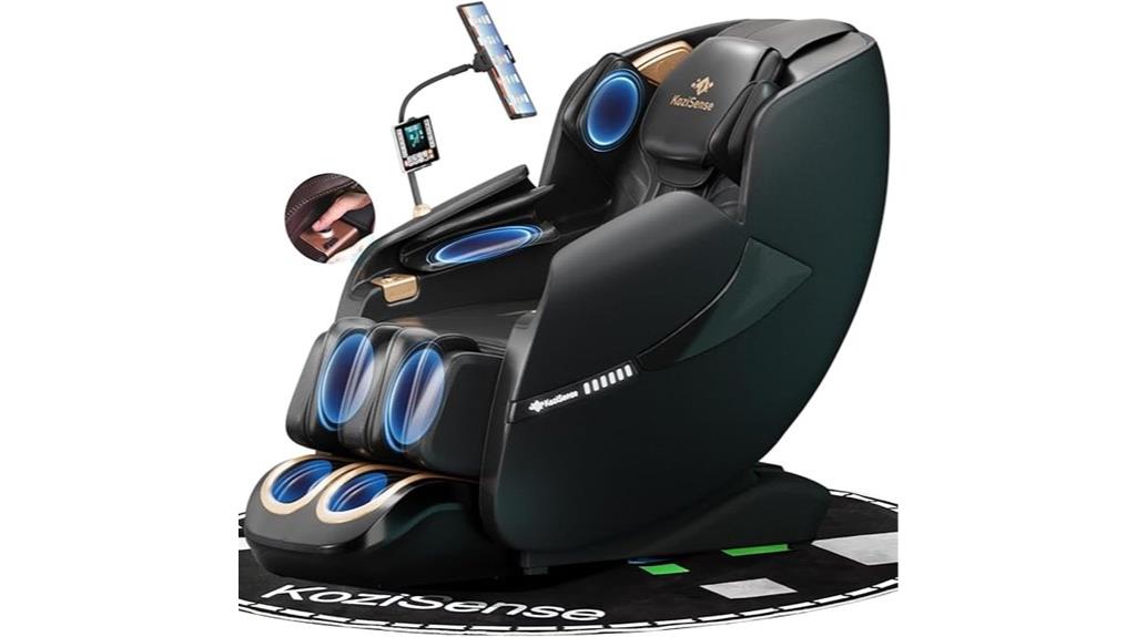 smart heated massage chair