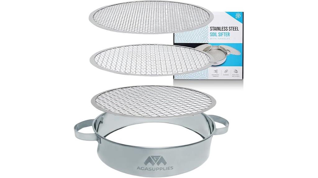 soil sifter with mesh