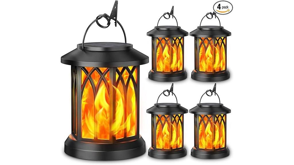 solar outdoor lanterns pack