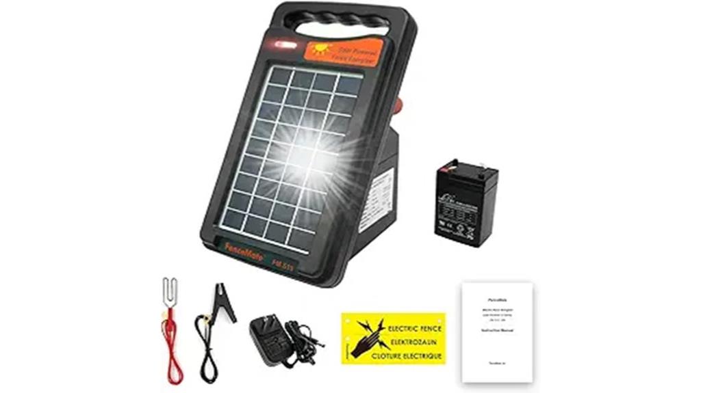 solar powered fence charger