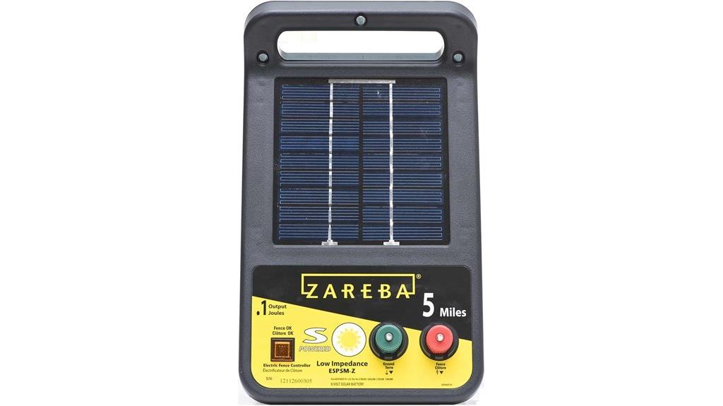 solar powered fence charger