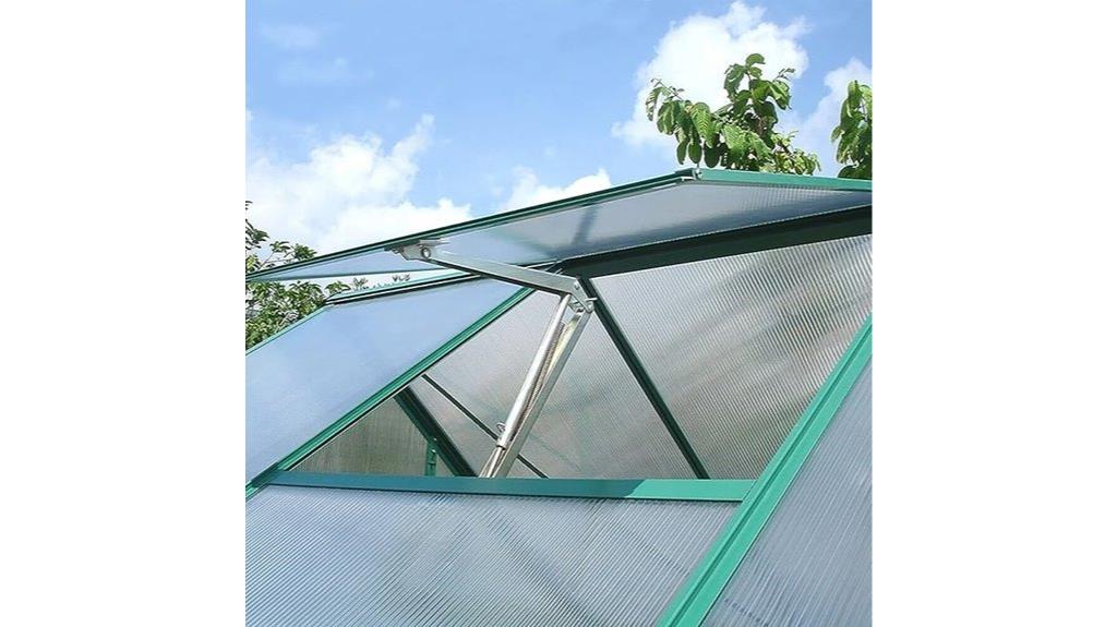 solar powered greenhouse vent