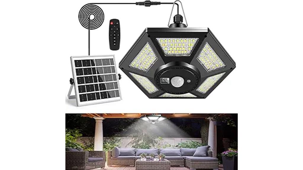 solar powered indoor pendant