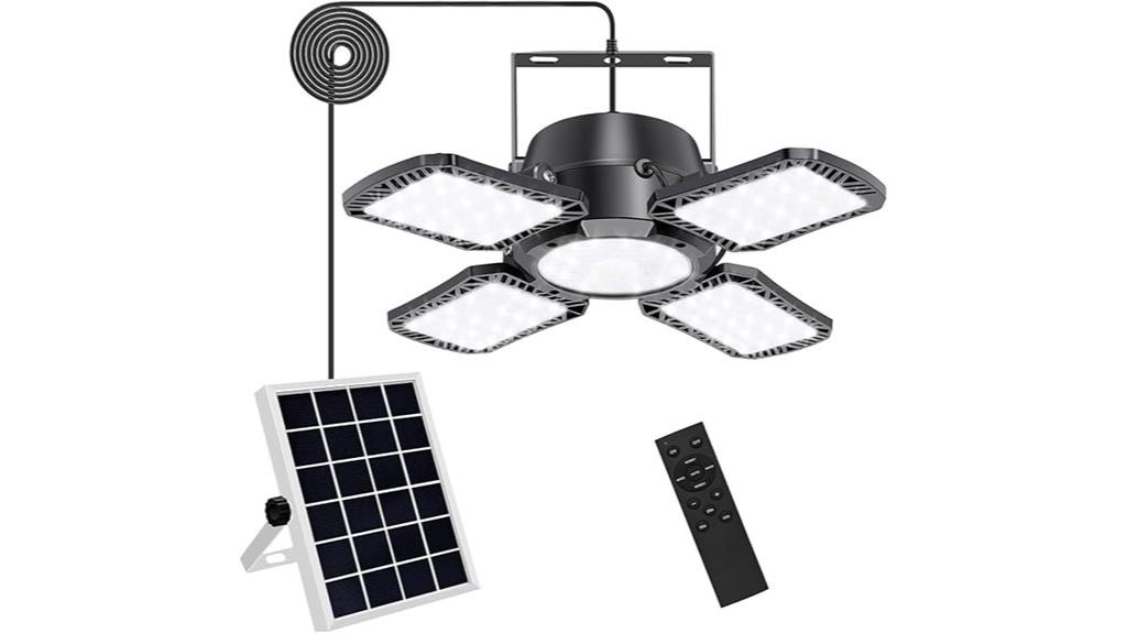 solar powered led shed light