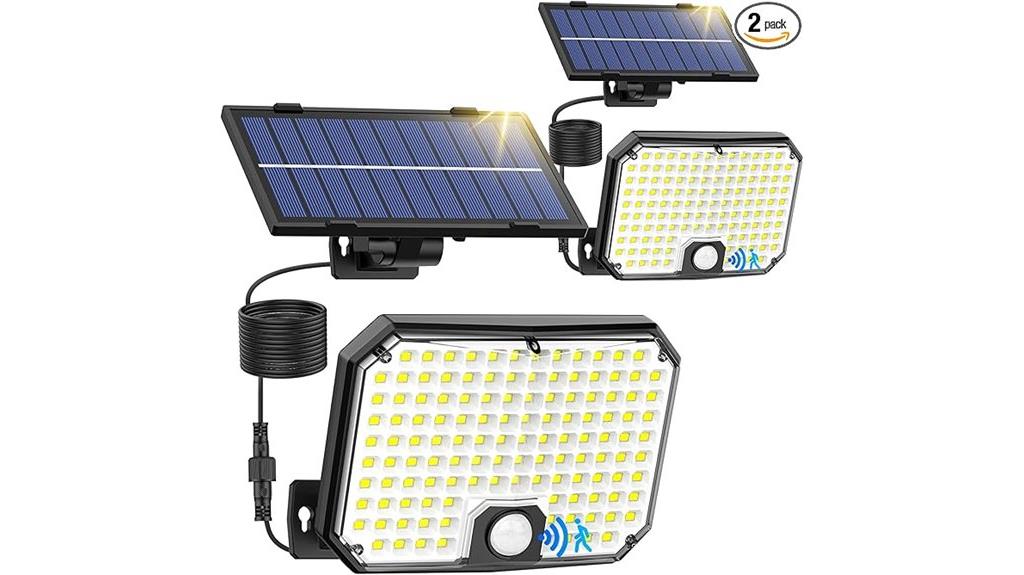 solar powered motion sensor lights