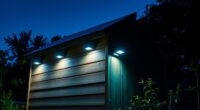 solar powered motion sensor lights