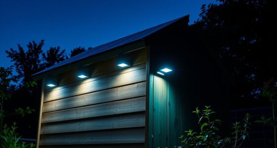 solar powered motion sensor lights