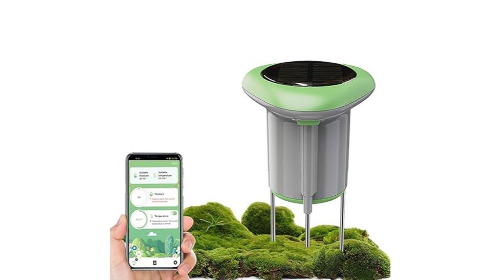 solar powered soil sensor