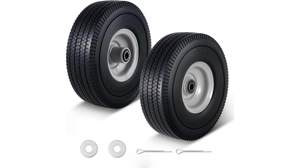 solid pu wheel set