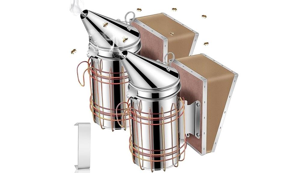 stainless steel bee smoker