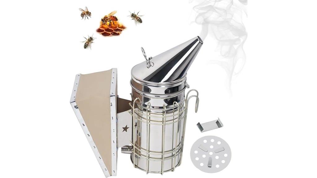 stainless steel beekeeper s smoker