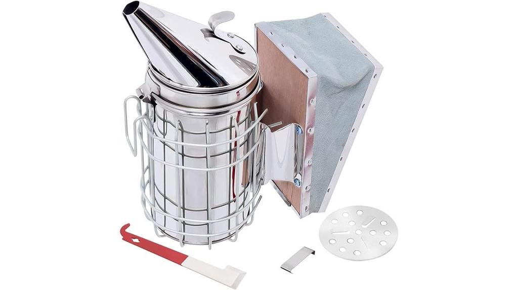 stainless steel beekeeper smoker