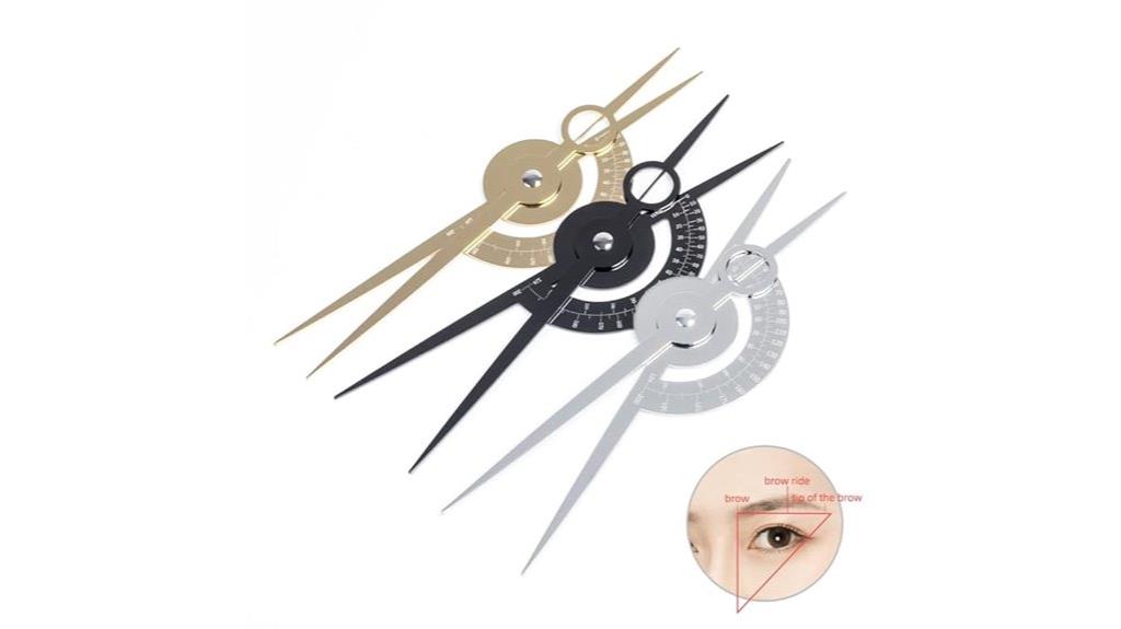 stainless steel eyebrow tool