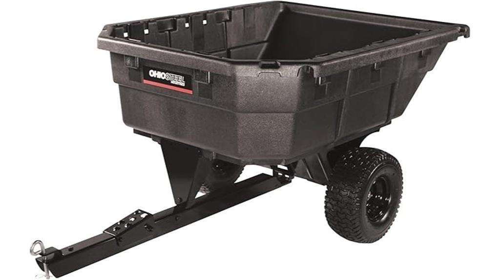 steel dump cart capacity