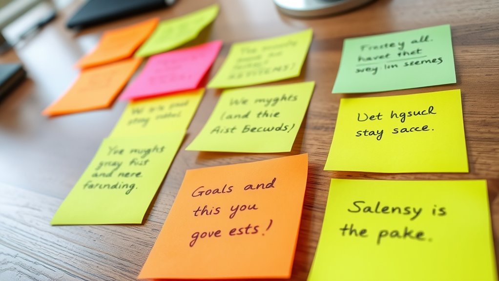 sticky note selection criteria