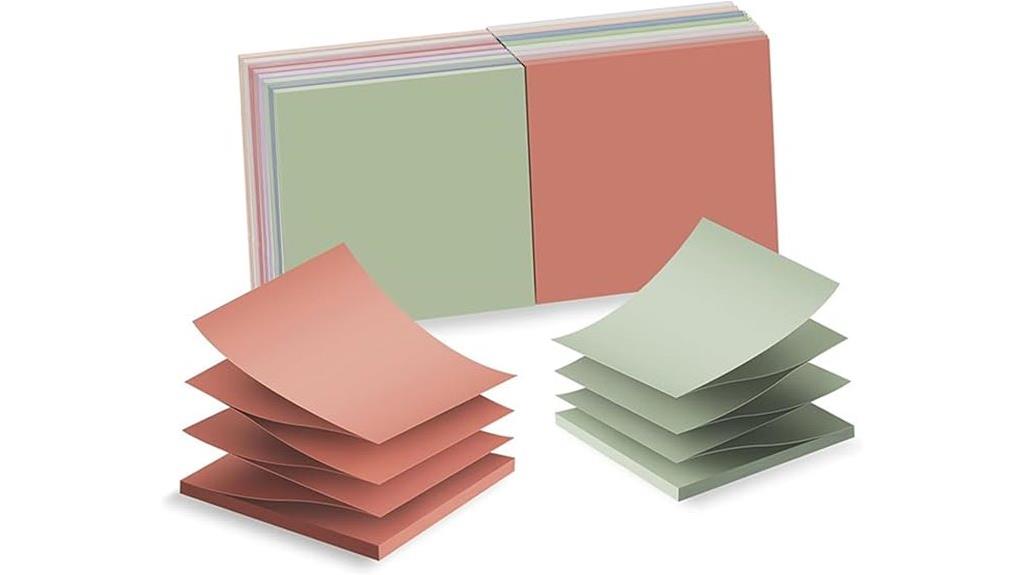 sticky notes with dispenser