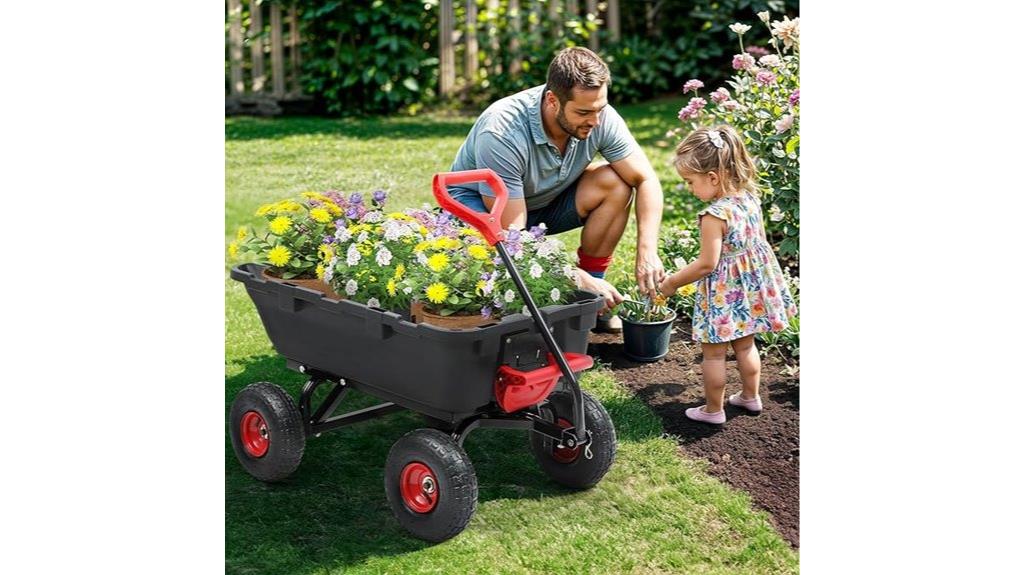 sturdy garden cart for heavy duty