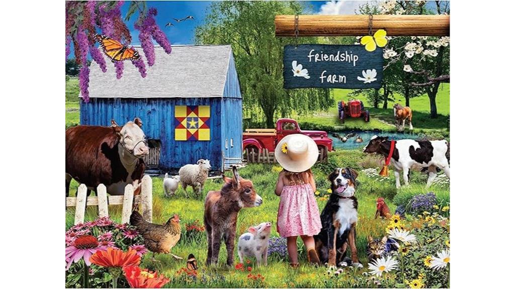 summer farm jigsaw puzzle