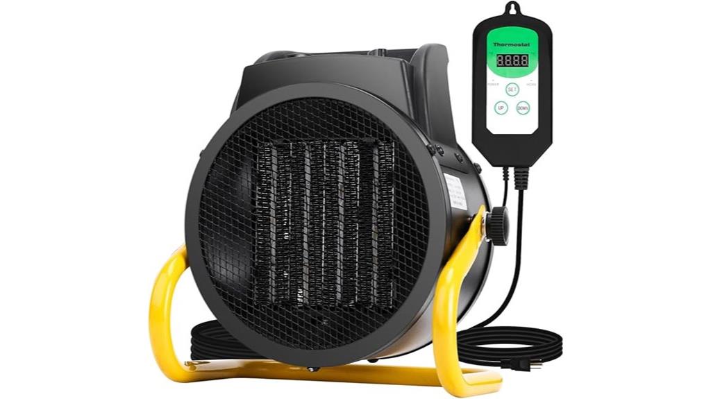 thermostatic greenhouse heating system