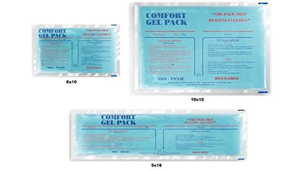 three ice pack variety