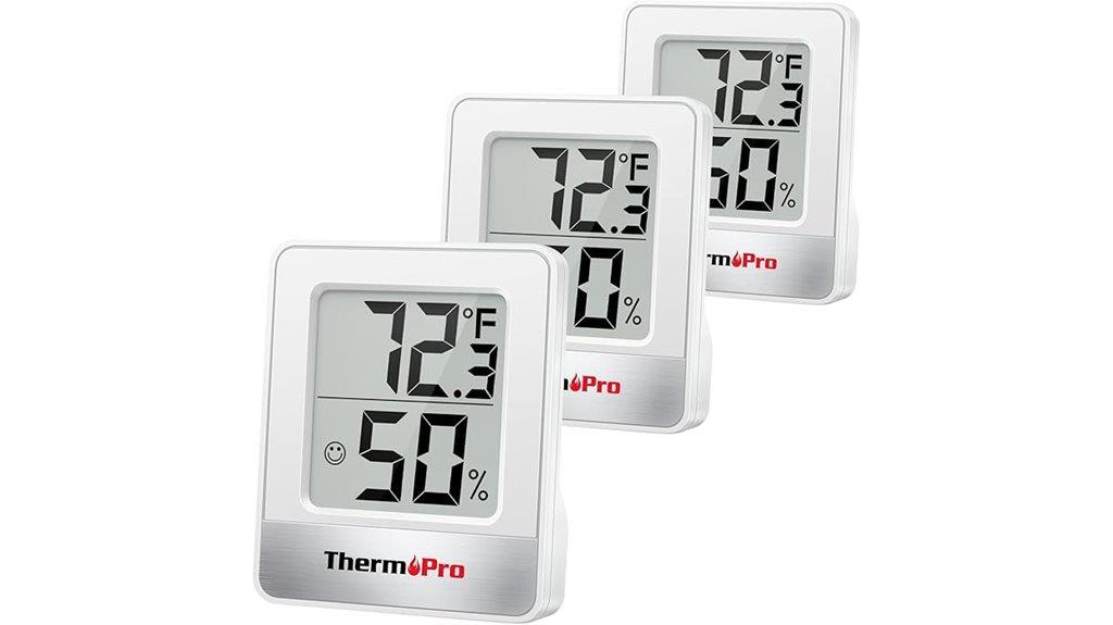 three piece hygrometer set