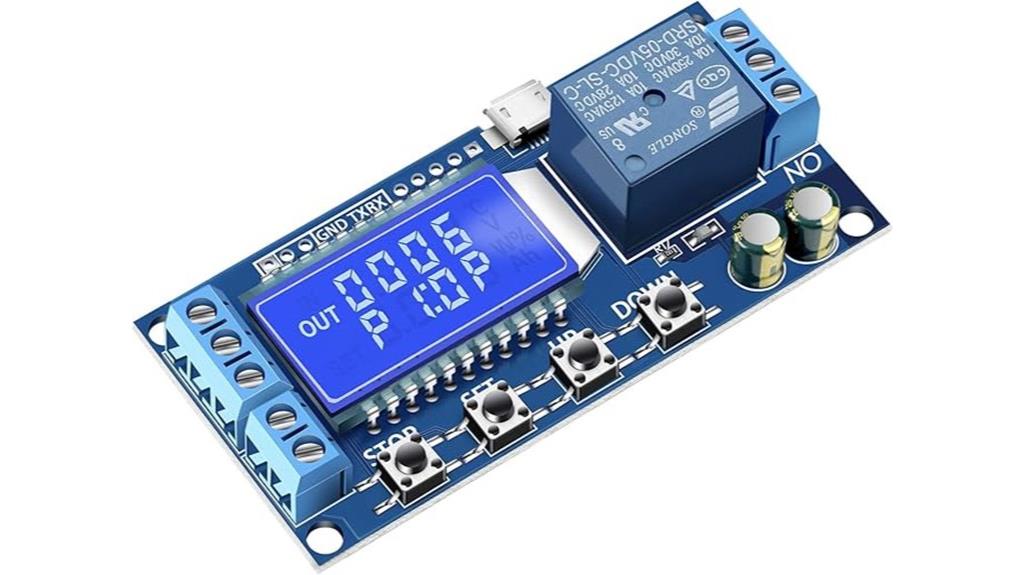 timer relay with lcd