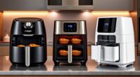 top double door air fryers
