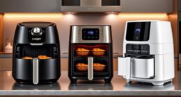 top double door air fryers