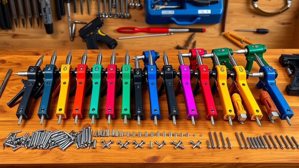 top hand rivet gun kits