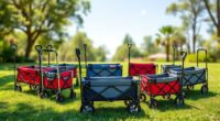 top portable folding utility wagons
