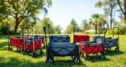 top portable folding utility wagons