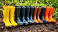 top safety rubber boots
