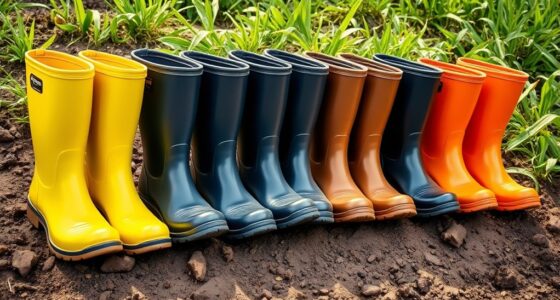 top safety rubber boots