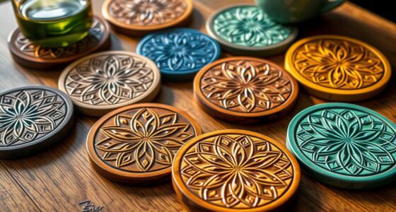 top seed of life coasters