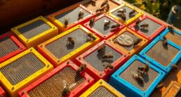 top small hive beetle traps