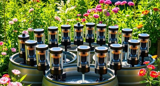 top solar rain barrel pumps